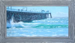 Ron Deak - Sparkling Sea By The Pier 15x30 - SOLD