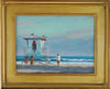 Ron Deak - Watching The Surf 12x16 SOLD